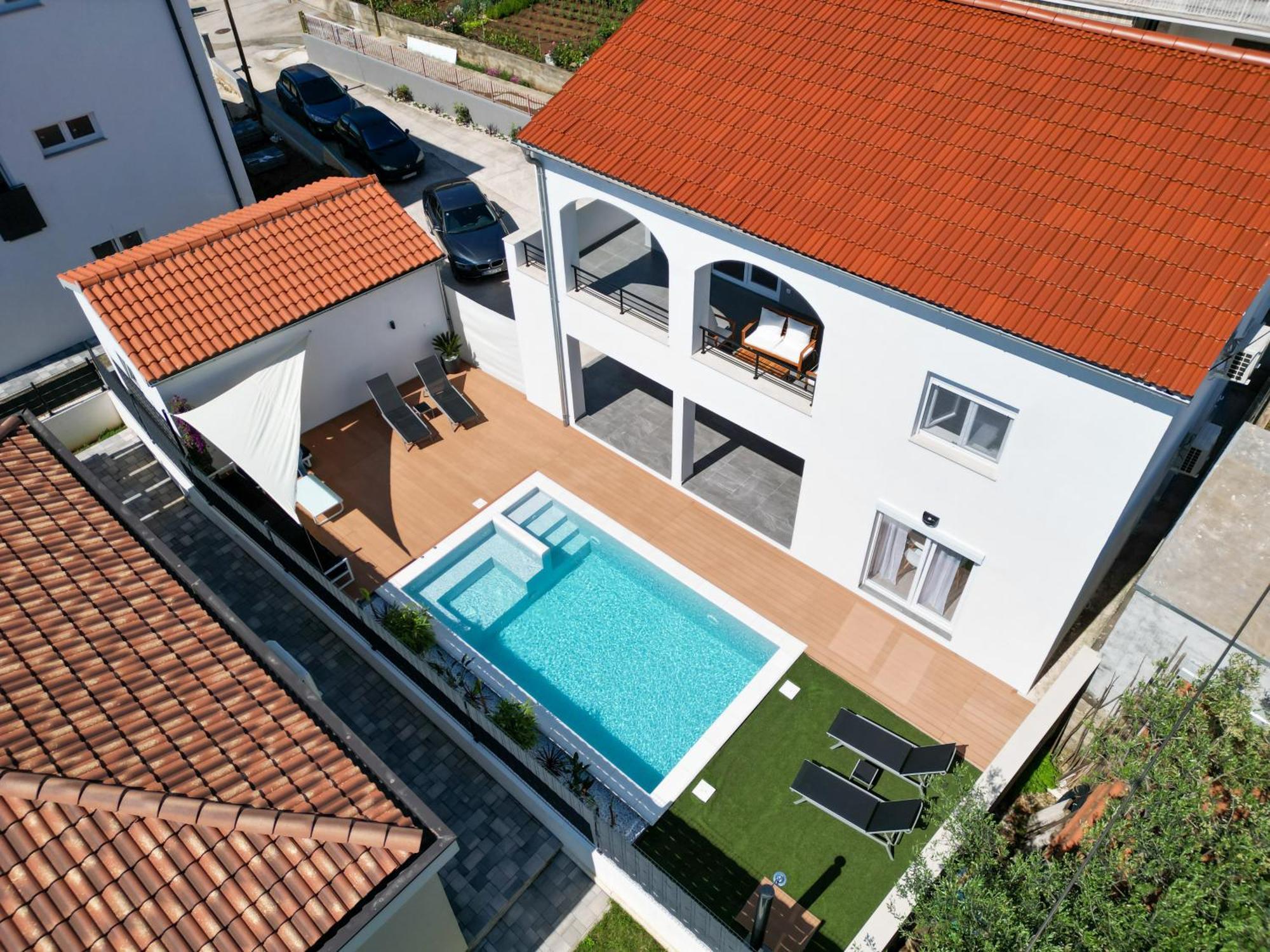 Bernie Apartments With A Pool Zadar Exterior foto